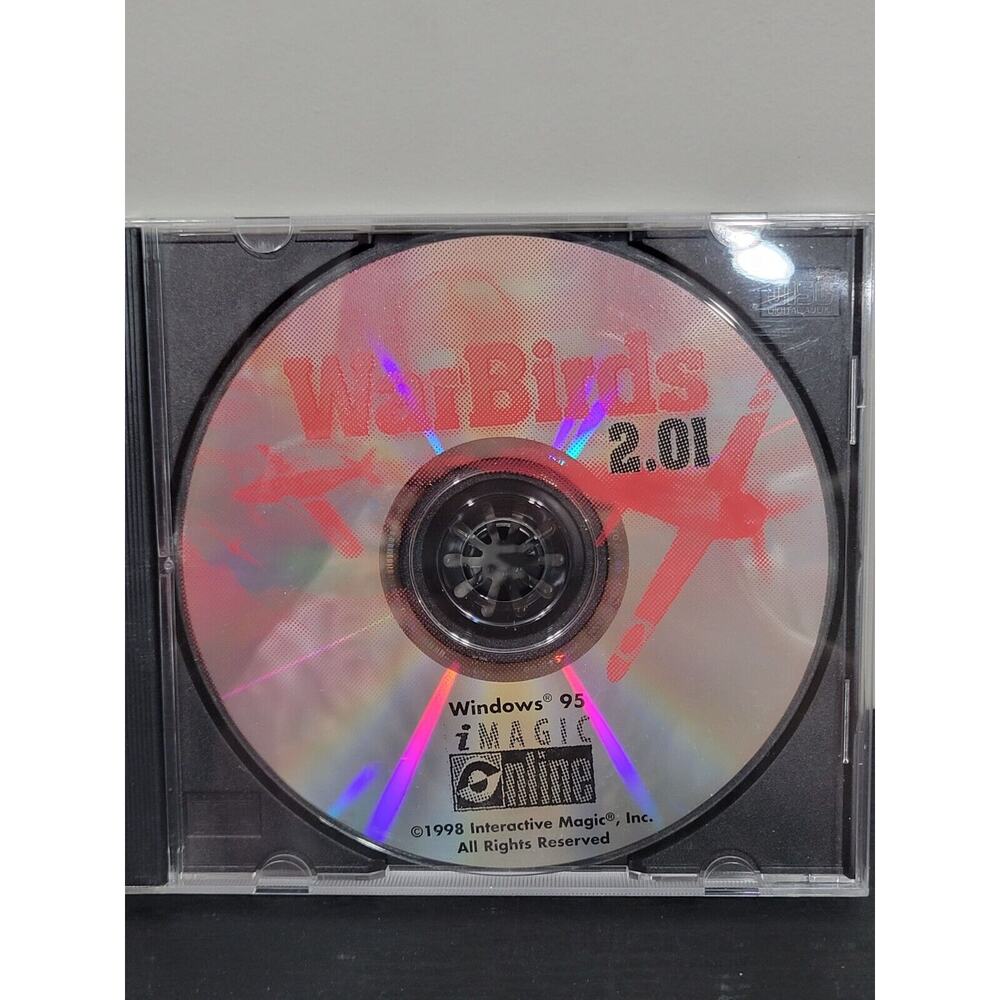 1998 WarBirds 2.01 PC CD ROM Disc Only War Birds Computer Game USA